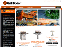 Tablet Screenshot of grilldoctor.com